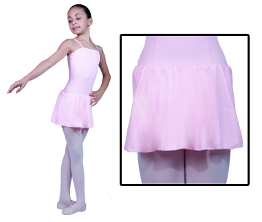 Body Danza Classica in Lycra con Gonnellina a Ruota Body Danza Classica in Lycra con Gonnellina a Ruota